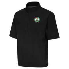 Boston Celtics Antigua Brisk Quarter-Zip Windbreaker - Black discount