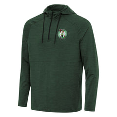 Boston Celtics Antigua Spikes Raglan Quarter-Zip Hoodie - Heather Green online