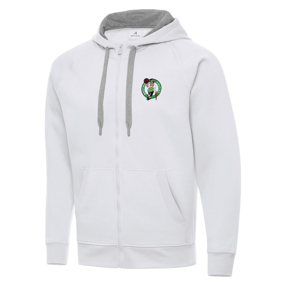 Boston Celtics Antigua Big & Tall Victory Full-Zip Hoodie Jacket - White discount