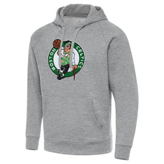 Boston Celtics Antigua Big & Tall Victory Raglan Pullover Hoodie - Heather Gray shop