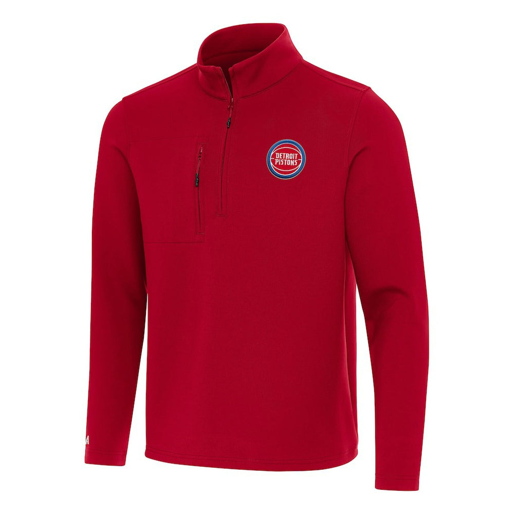 Detroit Pistons Antigua Insider Quarter-Zip Top sale - Red sale
