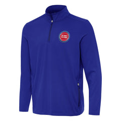 Detroit Pistons Antigua Perilous Quarter-Zip Sweatshirt sale - Royal for sale