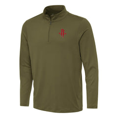 Houston Rockets Antigua Reprocess Quarter-Zip Top sale - Olive for sale