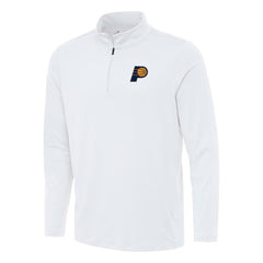 Indiana Pacers Antigua Reprocess Quarter-Zip Top - White cheap