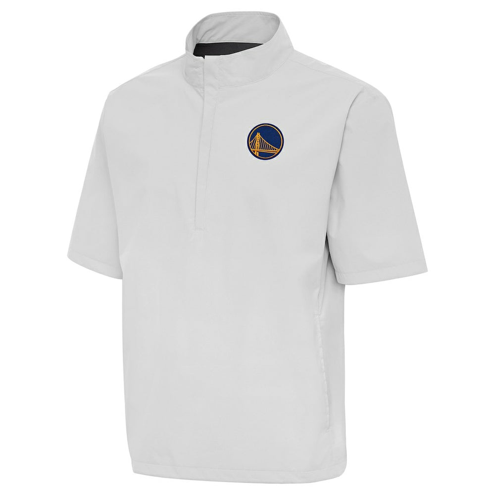 Golden State Warriors Antigua Brisk Quarter-Zip Windbreaker sale - Heather Gray online