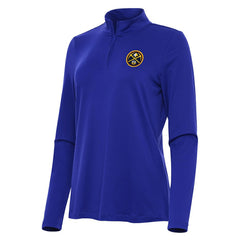 Denver Nuggets Antigua Women's Reprocess Quarter-Zip Top sale - Blue online