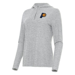 Indiana Pacers Antigua Women's Daybreak Quarter-Zip Hoodie - Heather Gray discount