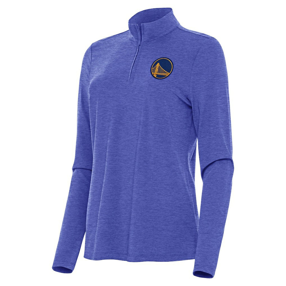 Golden State Warriors Antigua Women's Bright Quarter-Zip Top sale - Heather Royal online
