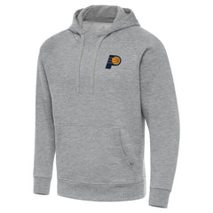 Indiana Pacers Antigua Big & Tall Victory Raglan Pullover Hoodie - Heather Gray for sale