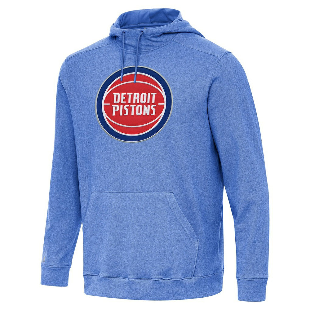 Detroit Pistons Antigua Cloud Pullover Hoodie sale - Heather Blue sale