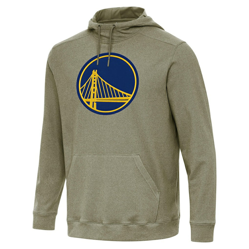 Golden State Warriors Antigua Cloud Pullover Hoodie sale - Heather Olive cheap