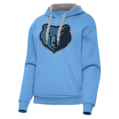 Memphis Grizzlies Antigua Women's Victory Pullover Hoodie - Powder Blue for sale