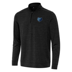 Memphis Grizzlies Antigua Bright Quarter-Zip Top - Heather Black shop