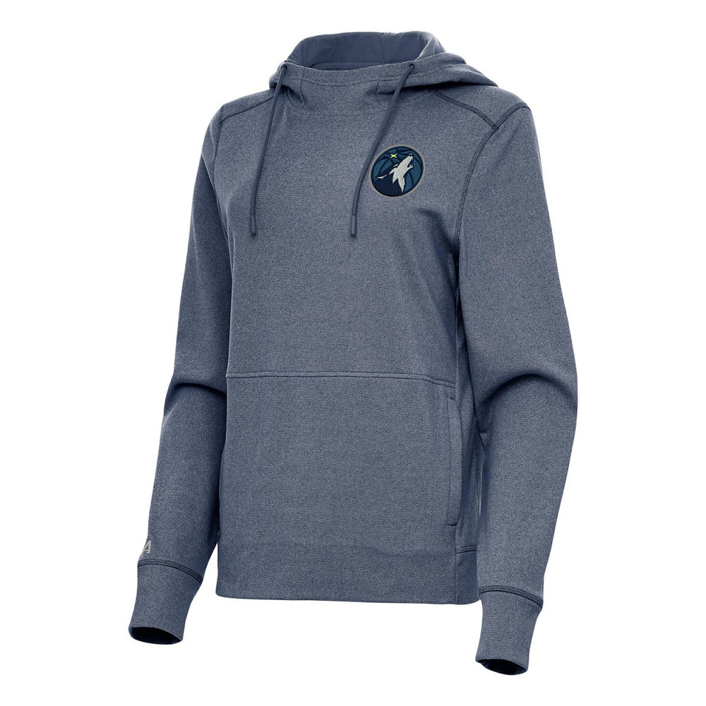 Minnesota Timberwolves Antigua Women's Justice Pullover Hoodie - Heather Navy on sale