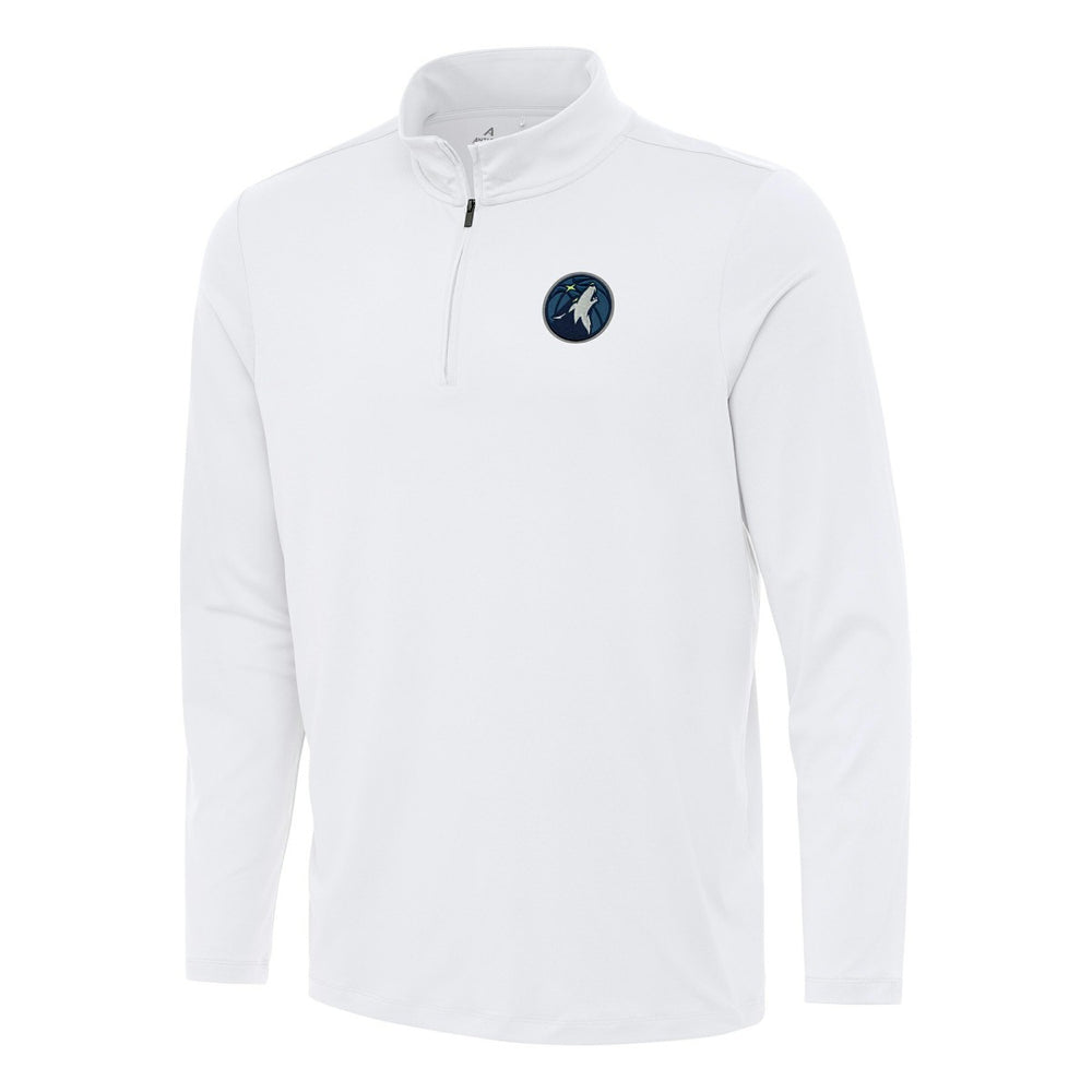 Minnesota Timberwolves Antigua Reprocess Quarter-Zip Top - White sale