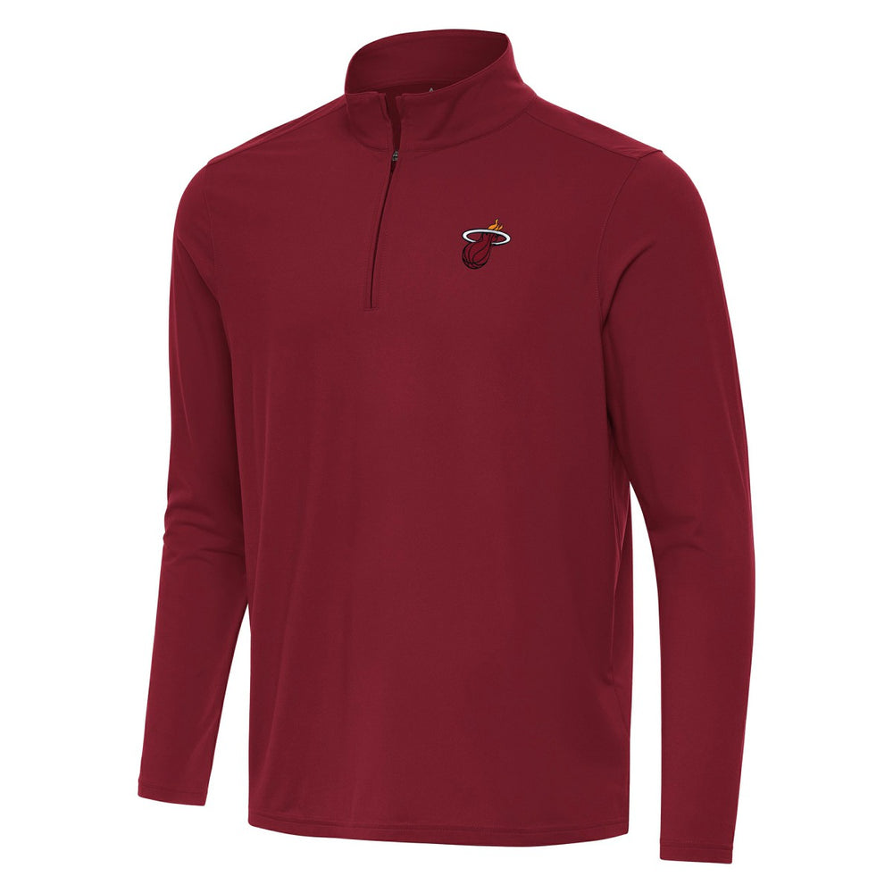 Miami Heat Antigua Intent Quarter-Zip Top - Cardinal discount