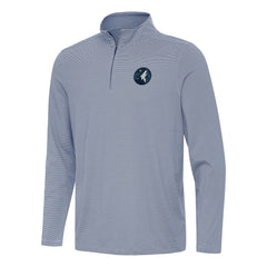 Minnesota Timberwolves Antigua Twine Quarter-Zip Top - Navy sale