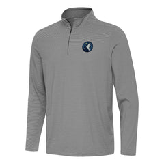 Minnesota Timberwolves Antigua Twine Quarter-Zip Top - Black cheap