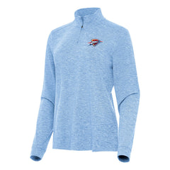 Oklahoma City Thunder Antigua Women's Mentor Quarter-Zip Mock Long Sleeve Top - Heather Powder Blue online