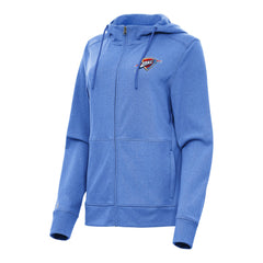 Oklahoma City Thunder Antigua Women's Seeker Full-Zip Hoodie Jacket - Heather Blue outlet
