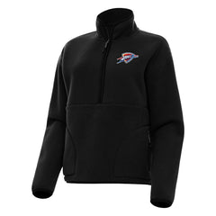 Oklahoma City Thunder Antigua Women's Figure Half-Zip Pullover Sweatshirt - Black online