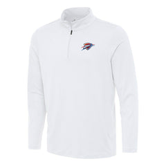 Oklahoma City Thunder Antigua Reprocess Quarter-Zip Top - White discount