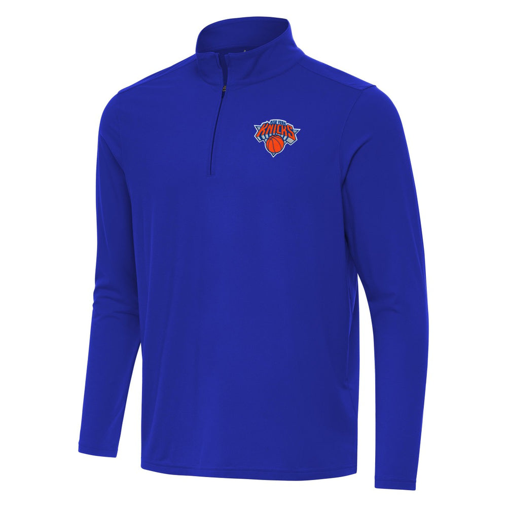 New York Knicks Antigua Intent Quarter-Zip Top - Royal outlet