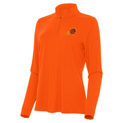Phoenix Suns Antigua Women's Intent Quarter-Zip Top - Orange shop