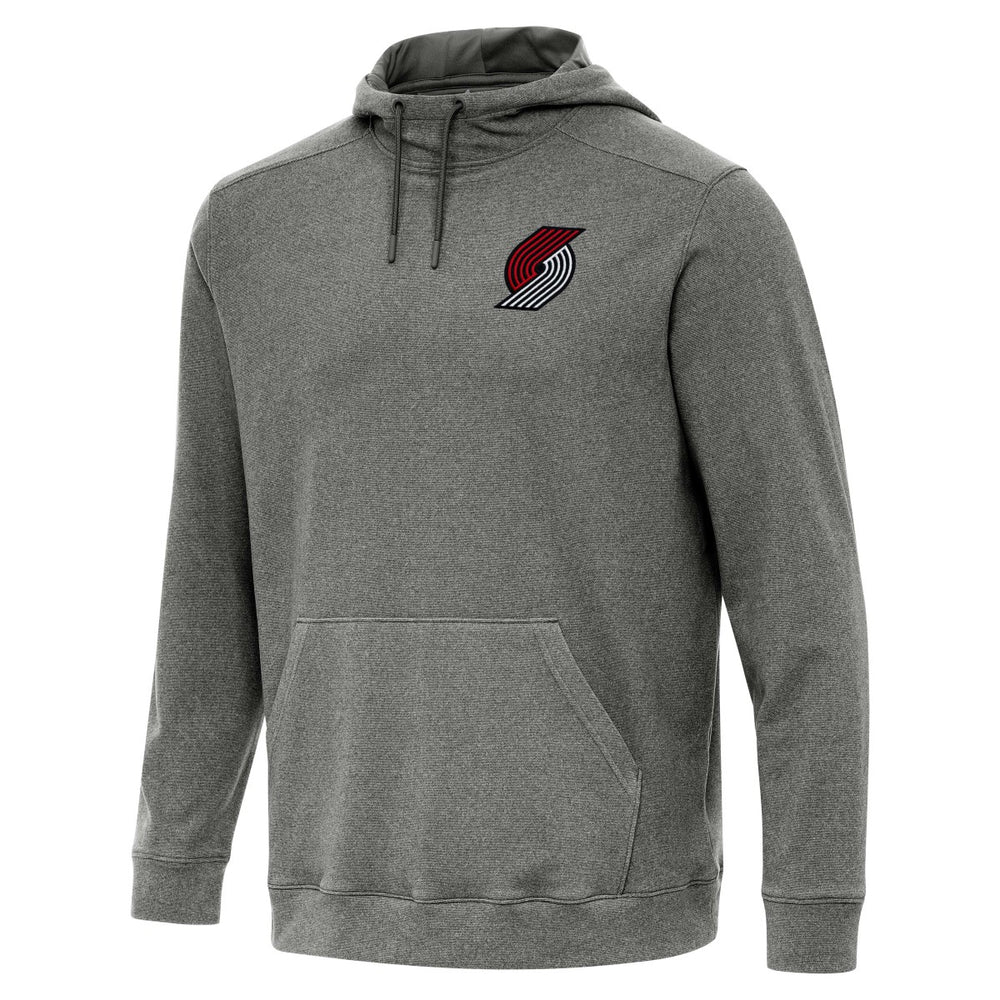 Portland Trail Blazers Antigua Cloud Pullover Hoodie - Heather Black for sale