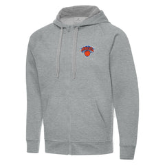 New York Knicks Antigua Big & Tall Victory Full-Zip Hoodie - Heather Gray outlet