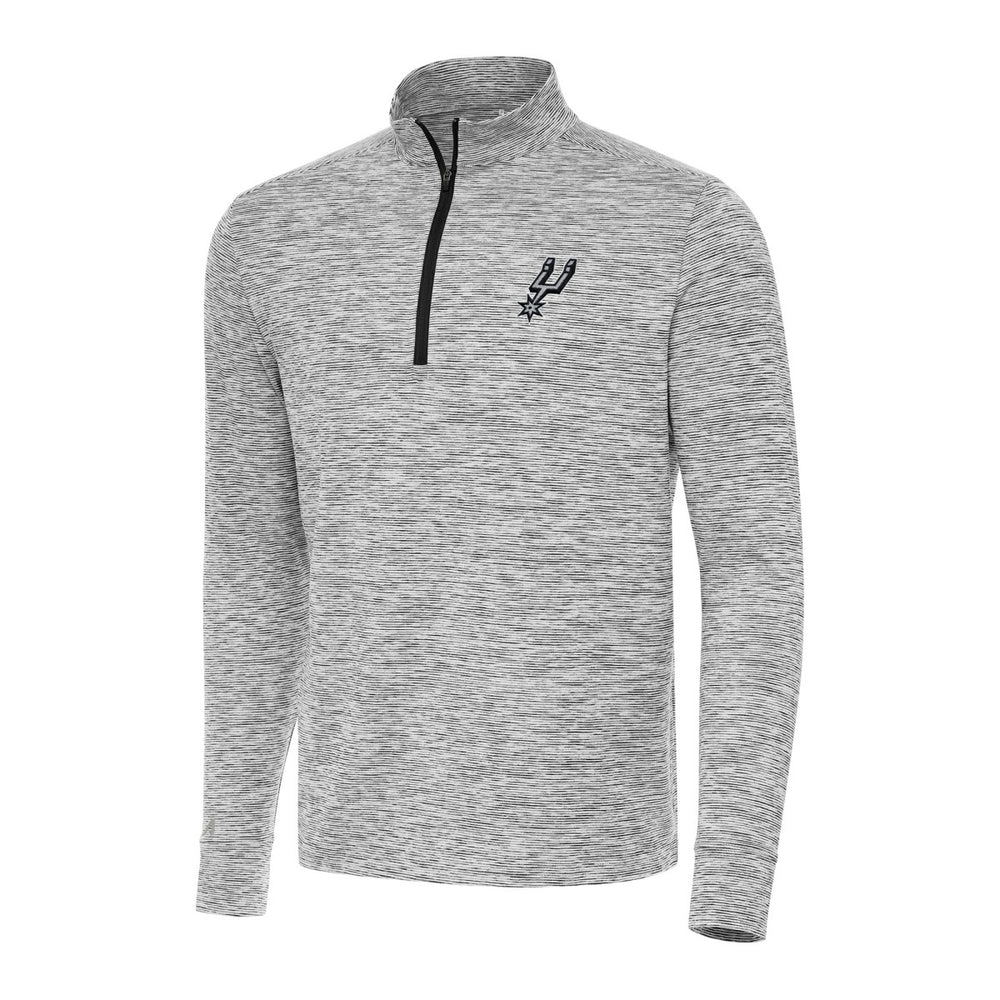 San Antonio Spurs Antigua Cause Quarter-Zip Top - Black online