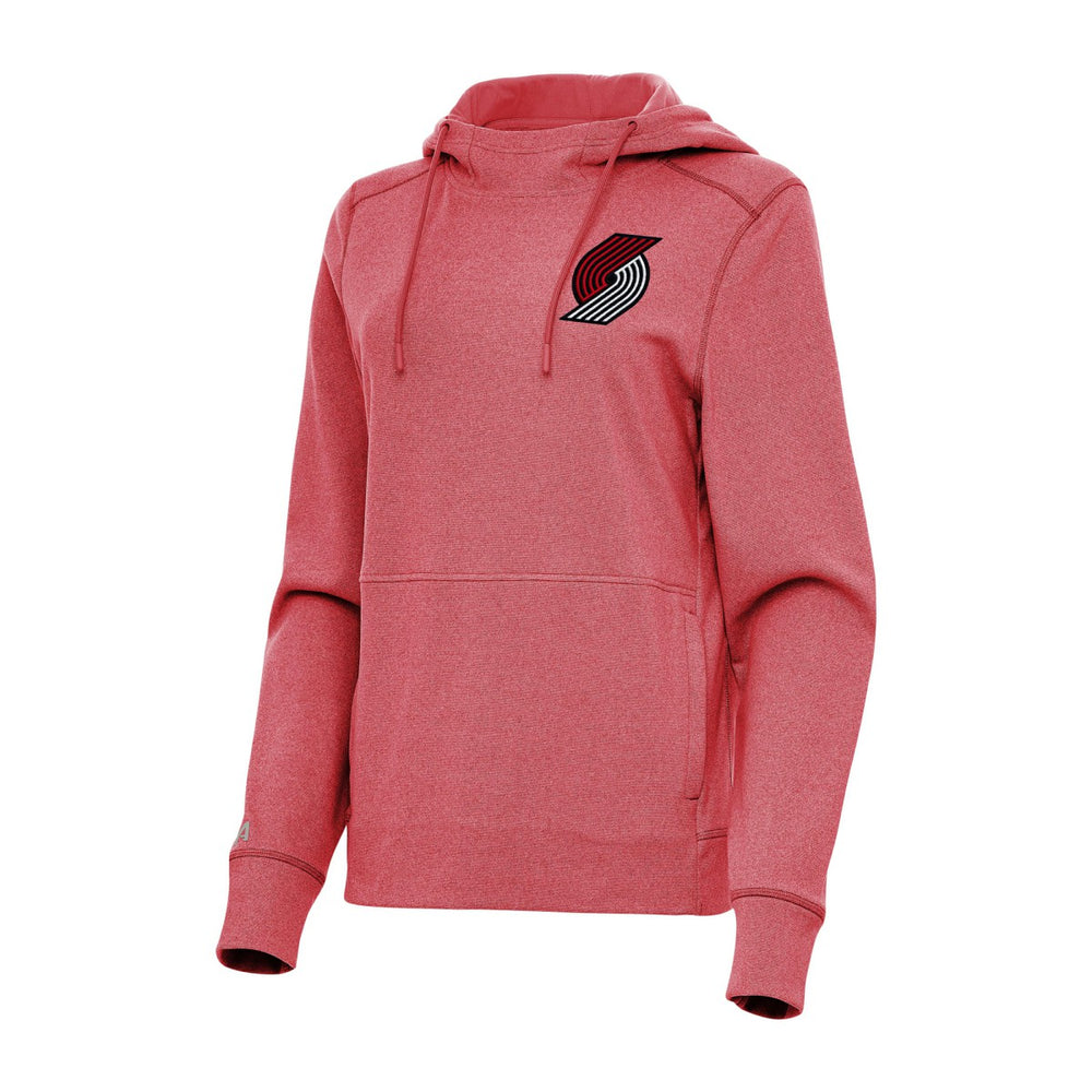 Portland Trail Blazers Antigua Women's Justice Pullover Hoodie - Heather Red online
