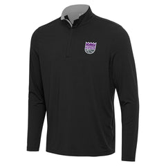 Sacramento Kings Antigua Content Quarter-Zip Top - Black/Gray discount