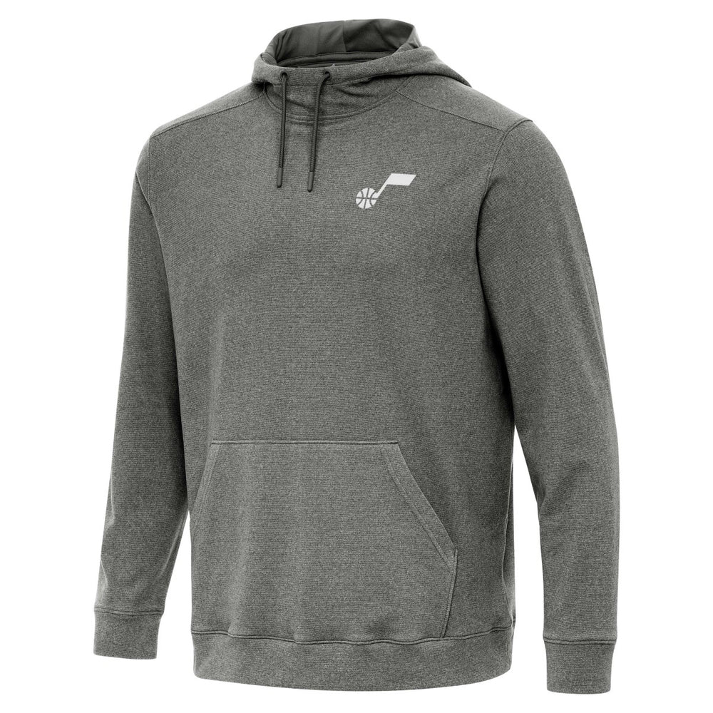 Utah Jazz Antigua Cloud Pullover Hoodie - Heather Black outlet