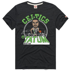 Jayson Tatum Boston Celtics Homage Unisex 2024/25 City Edition Caricature Tri-Blend T-Shirt - Charcoal for sale