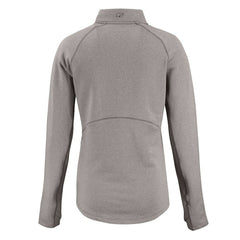 Cleveland Browns Cutter & Buck Women's Peshastin Eco Fleece Recycled Half-Zip Pullover Top - Heather Gray online
