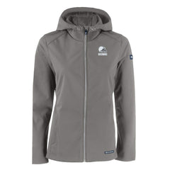 Cleveland Browns Cutter & Buck Women's Evoke Eco Softshell Recycled Full-Zip Hoodie Jacket - Gray online