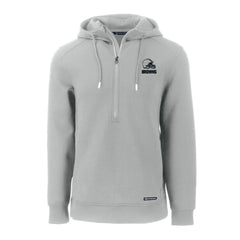 Cleveland Browns Cutter & Buck Roam Eco Recycled Half-Zip Pullover Hoodie - Gray cheap