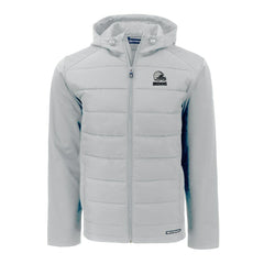 Cleveland Browns Cutter & Buck Evoke Hybrid Eco Softshell Recycled Full-Zip Hooded Jacket - Gray sale
