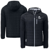 Cleveland Browns Cutter & Buck Rainier Primaloft Eco Full-Zip Hoodie Hybrid Jacket - Black outlet