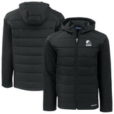 Cleveland Browns Cutter & Buck Big & Tall Evoke Hybrid Eco Softshell Recycled Full-Zip Hooded Jacket - Black outlet