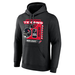 Houston Texans Bud Light Pullover Hoodie - Black on sale