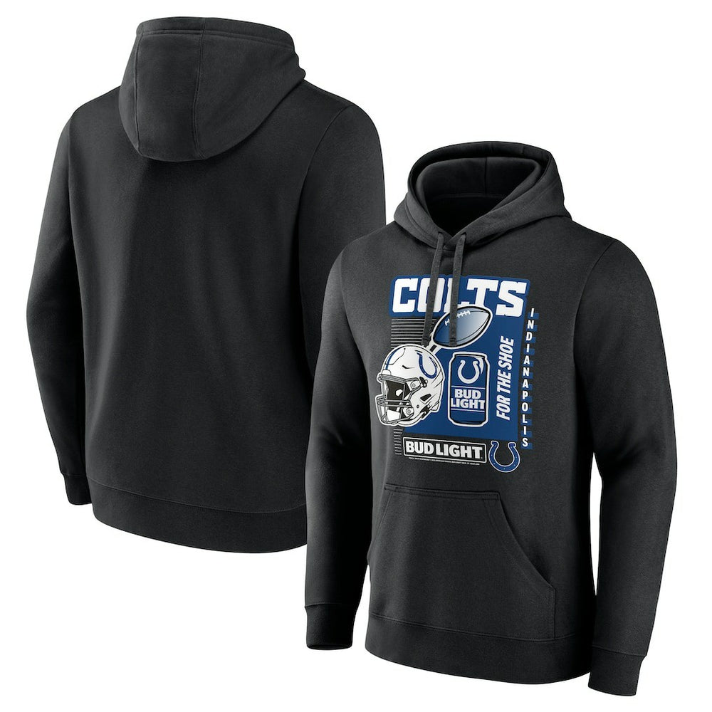 Indianapolis Colts Bud Light Pullover Hoodie - Black sale