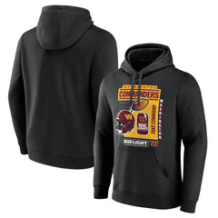 Washington Commanders Bud Light Pullover Hoodie - Black on sale