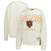 Chicago Bears Women's Fandom Fleece Pullover Sweatshirt - Cream sale