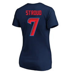 C.J. Stroud Houston Texans Women's Plus Size Fair Catch Name & Number Scoop Neck T-Shirt - Navy on sale