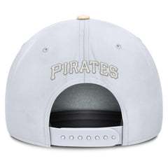 Pittsburgh Pirates Pro Performance Snapback Hat - White/Cream | Nike