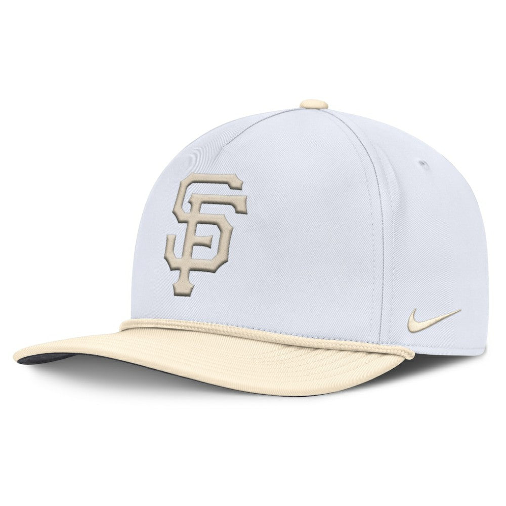 San Francisco Giants Pro Performance Snapback Hat - White/Cream | Nike
