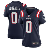 Christian Gonzalez New England Patriots Women's Team Game Jersey - Navy | Nike online