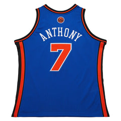 Carmelo Anthony New York Knicks 2010/11 Hardwood Classics Authentic Jersey - Blue | Mitchell & Ness discount